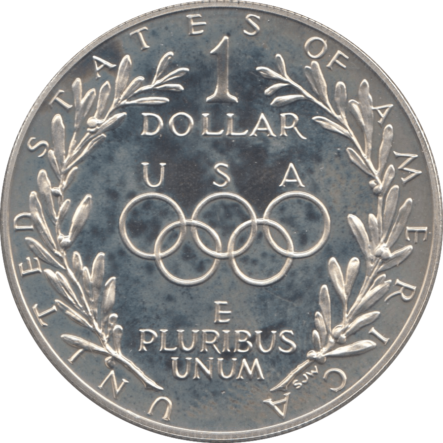 1988 ONE DOLLAR SILVER PROOF USA - SILVER WORLD COINS - Cambridgeshire Coins