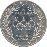 1988 ONE DOLLAR SILVER PROOF USA - SILVER WORLD COINS - Cambridgeshire Coins