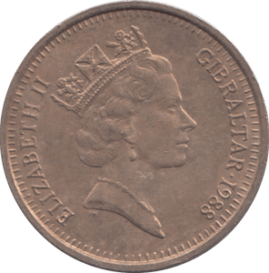 1988 £2 GIBRALTAR - £2 BU - Cambridgeshire Coins