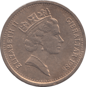 1988 £2 GIBRALTAR - £2 BU - Cambridgeshire Coins