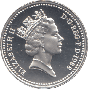 1988 SILVER PROOF £1 - £1 Silver Proof - Cambridgeshire Coins