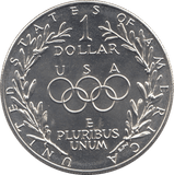 1988 SILVER PROOF OLYMPIAD DOLLAR USA - SILVER WORLD COINS - Cambridgeshire Coins