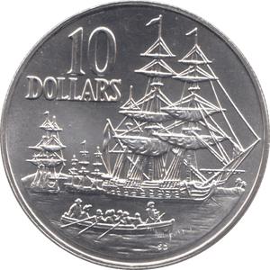 1988 SILVER PROOF TEN DOLLARS AUSTRALIA - SILVER WORLD COINS - Cambridgeshire Coins