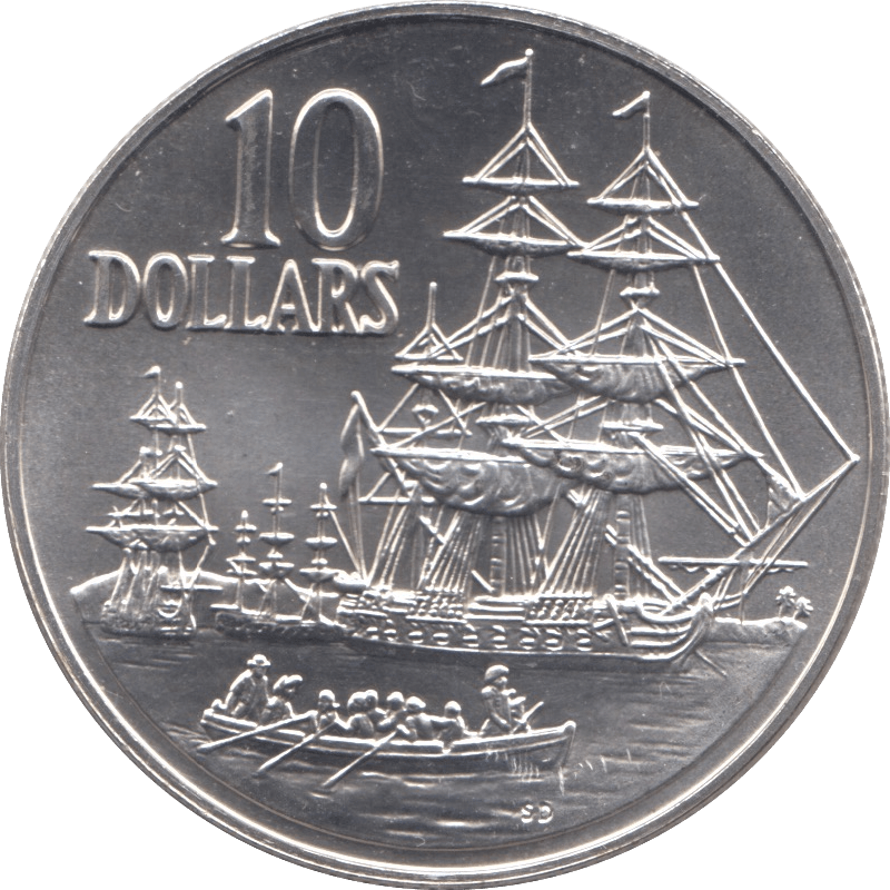 1988 SILVER PROOF TEN DOLLARS AUSTRALIA - SILVER WORLD COINS - Cambridgeshire Coins