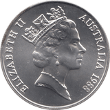 1988 SILVER PROOF TEN DOLLARS AUSTRALIA - SILVER WORLD COINS - Cambridgeshire Coins