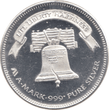 1988 SILVER UNITED STATES .999 FINE SILVER ROUND - SILVER WORLD COINS - Cambridgeshire Coins