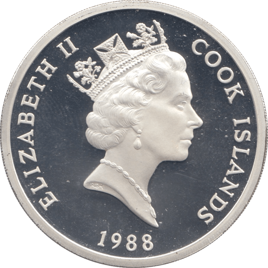 1988 TWENTY FIVE DOLLARS SILVER PROOF USA - SILVER WORLD COINS - Cambridgeshire Coins