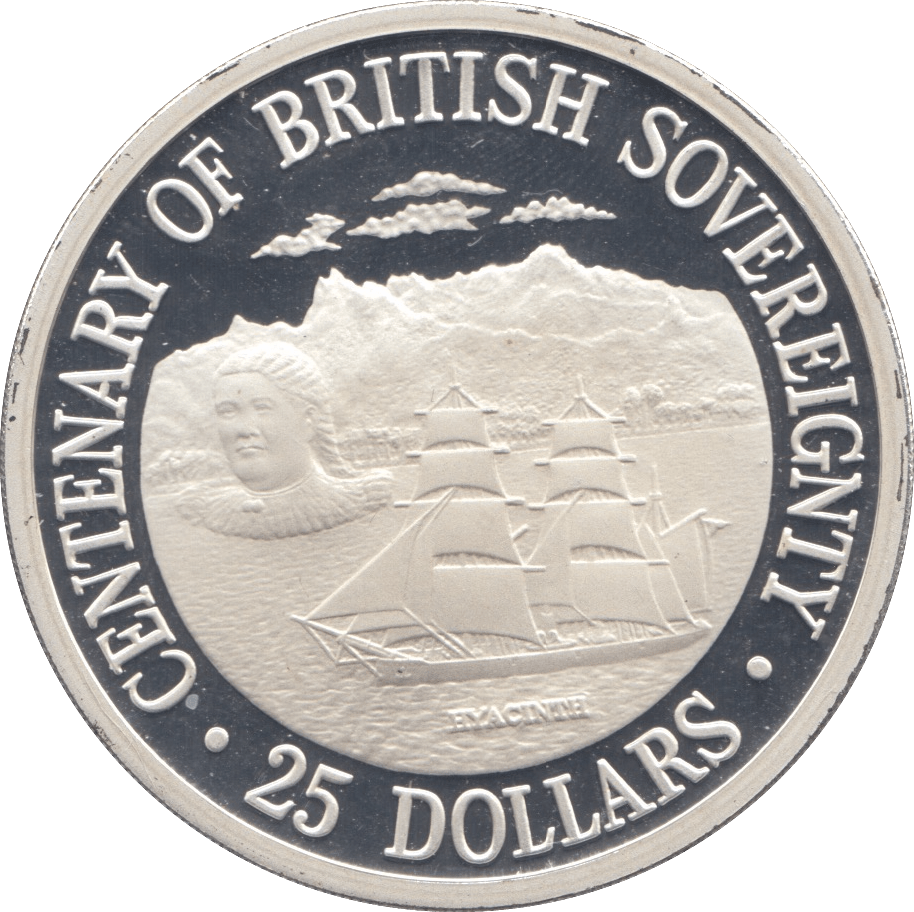 1988 TWENTY FIVE DOLLARS SILVER PROOF USA - SILVER WORLD COINS - Cambridgeshire Coins