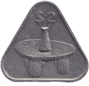 1988 TWO DOLLAR COOK ISLAND - WORLD COINS - Cambridgeshire Coins