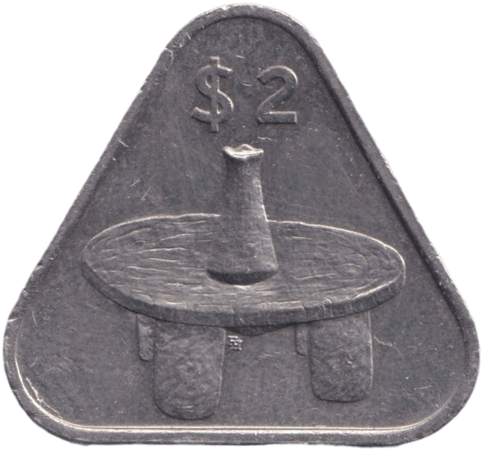 1988 TWO DOLLAR COOK ISLAND - WORLD COINS - Cambridgeshire Coins