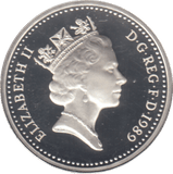 1989 £1 SILVER PROOF - £1 Silver Proof - Cambridgeshire Coins