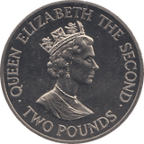 1989 2 POUNDS ROYAL VISIT BAILIWICK OF GUERNSEY ( BU ) - WORLD COINS - Cambridgeshire Coins