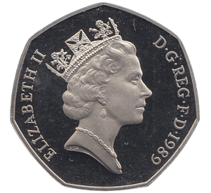 1989 50 PENCE BRITANNIA ( BU ) - 50p BU - Cambridgeshire Coins