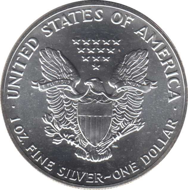 1989 AMERICAN EAGLE SILVER DOLLAR 1 OZ FINE SILVER - WORLD COINS - Cambridgeshire Coins