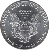 1989 AMERICAN EAGLE SILVER DOLLAR 1 OZ FINE SILVER - WORLD COINS - Cambridgeshire Coins