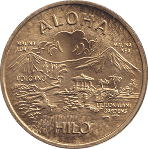 1989 DOLLAR HAWAII - WORLD COINS - Cambridgeshire Coins