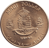 1989 DOLLAR HAWAII - WORLD COINS - Cambridgeshire Coins