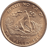 1989 DOLLAR HAWAII - WORLD COINS - Cambridgeshire Coins