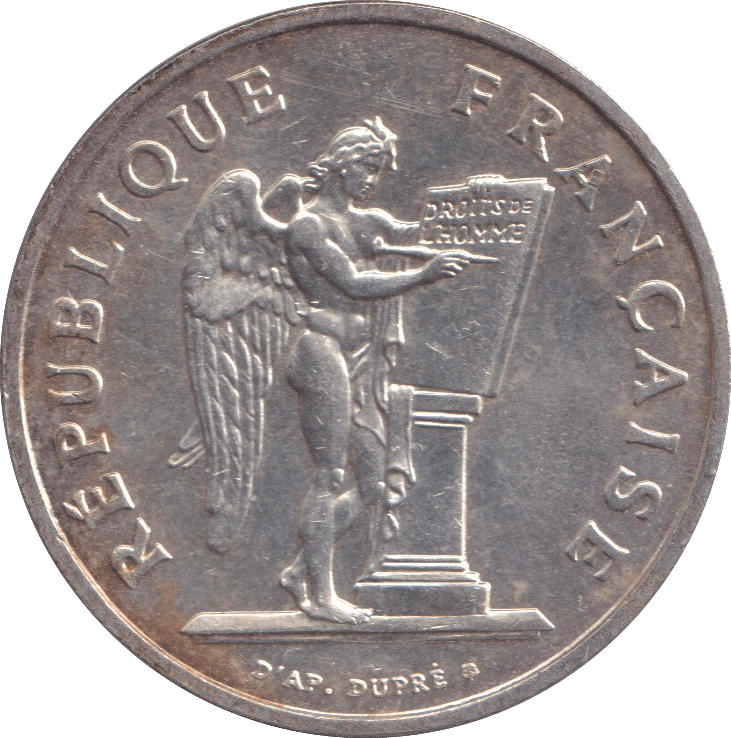1989 FRANCE ONE HUNDRED FRANC - WORLD COINS - Cambridgeshire Coins
