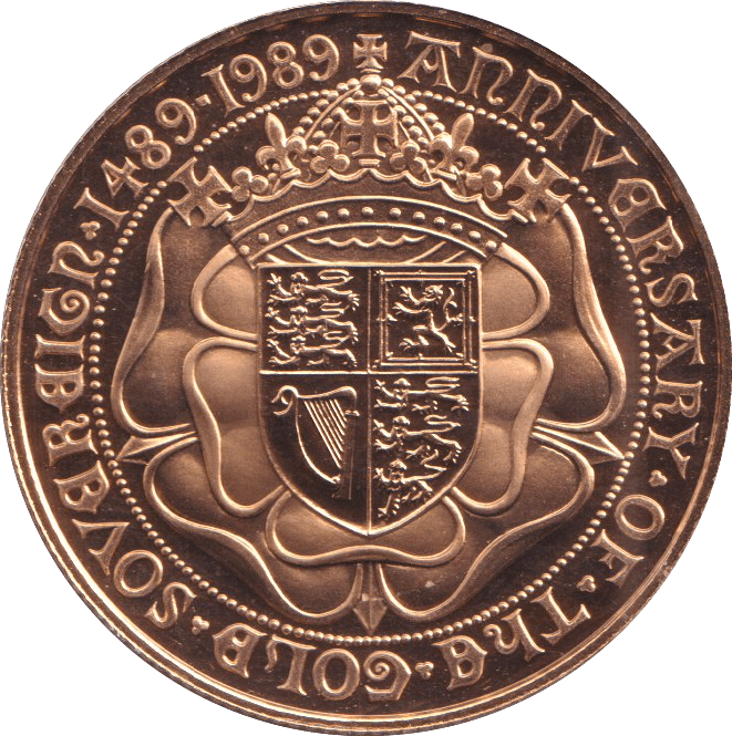 1989 GOLD DOUBLE SOVEREIGN ( PROOF ) - DOUBLE SOVEREIGN - Cambridgeshire Coins