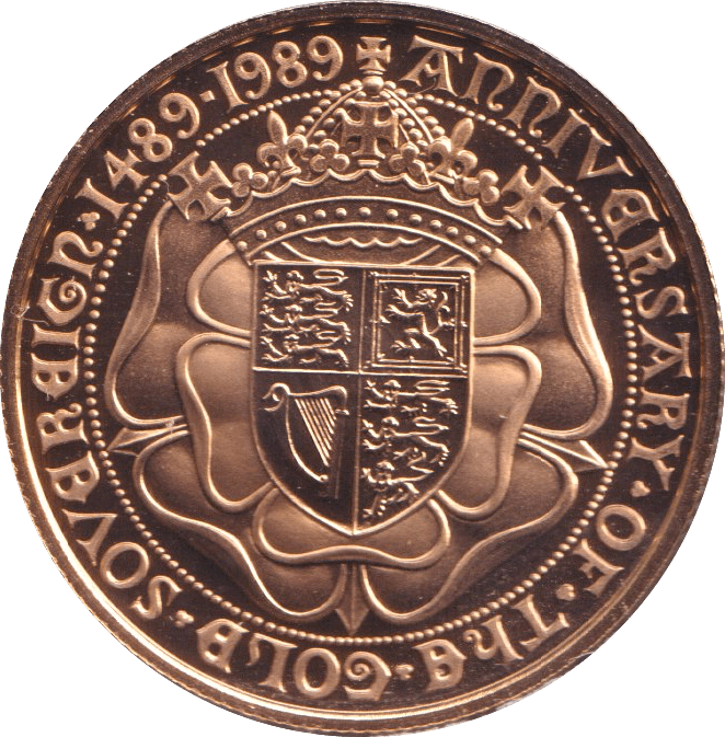 1989 GOLD DOUBLE SOVEREIGN TWO POUNDS ( PROOF ) - DOUBLE SOVEREIGN - Cambridgeshire Coins