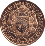 1989 GOLD DOUBLE SOVEREIGN TWO POUNDS ( PROOF ) - DOUBLE SOVEREIGN - Cambridgeshire Coins