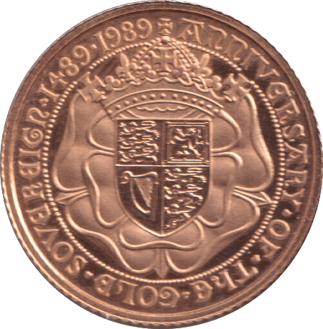 1989 GOLD HALF SOVEREIGN ( PROOF ) - HALF SOVEREIGN - Cambridgeshire Coins