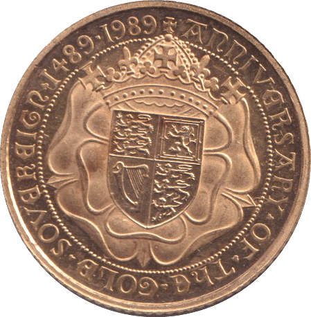 1989 GOLD HALF SOVEREIGN ( PROOF ) - HALF SOVEREIGN - Cambridgeshire Coins