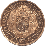 1989 GOLD HALF SOVEREIGN ( PROOF ) - HALF SOVEREIGN - Cambridgeshire Coins