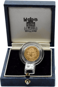 1989 GOLD PROOF HALF SOVEREIGN BOXED - GOLD PROOF HALF SOVEREIGNS - Cambridgeshire Coins
