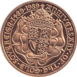 1989 GOLD SOVEREIGN ( PROOF ) - SOVEREIGN - Cambridgeshire Coins