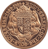 1989 GOLD SOVEREIGN ( PROOF ) - SOVEREIGN - Cambridgeshire Coins