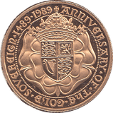 1989 GOLD SOVEREIGN ( PROOF ) - SOVEREIGN - Cambridgeshire Coins