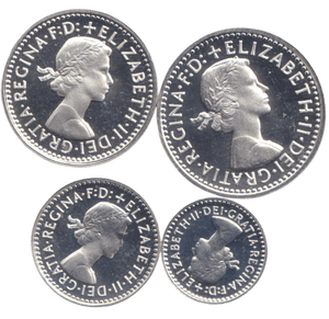 1989 MAUNDY SET REF - 2 ELIZABETH II - Maundy Set - Cambridgeshire Coins