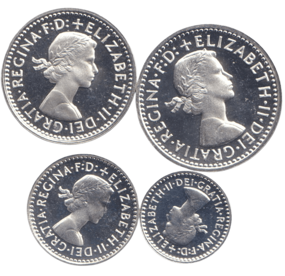 1989 MAUNDY SET REF - 2 ELIZABETH II - Maundy Set - Cambridgeshire Coins