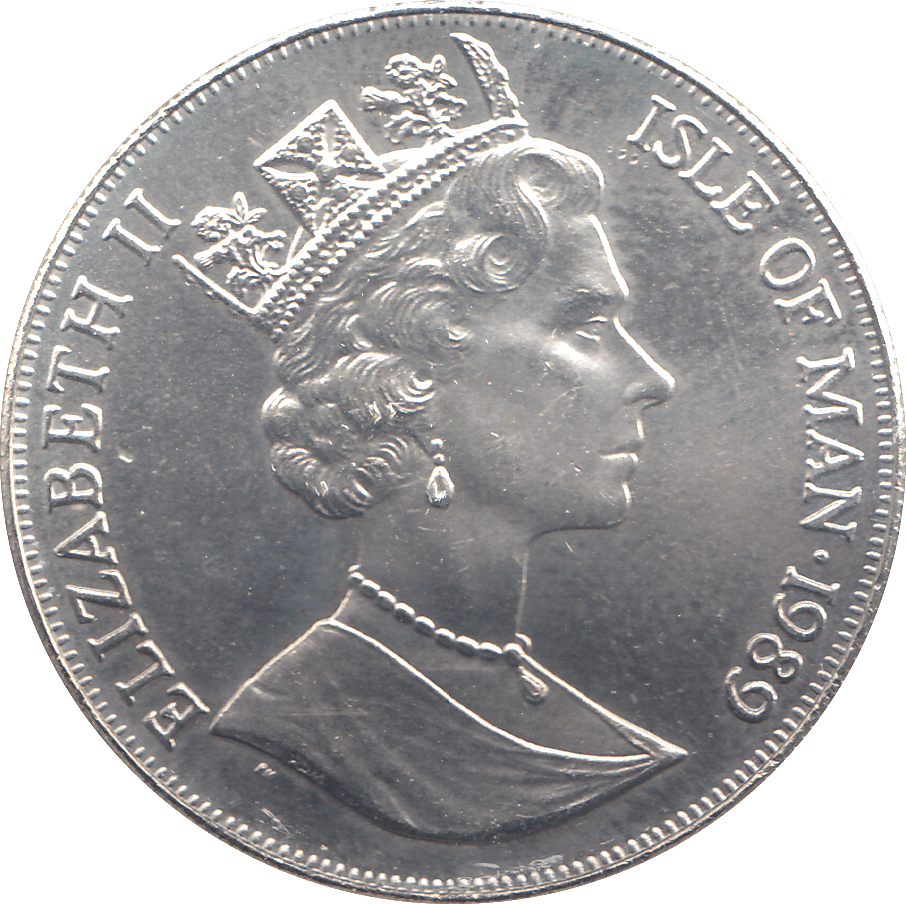 1989 ONE CROWN BICENTENARY OF THE MUTINY ON THE BOUNTY - WORLD COINS - Cambridgeshire Coins
