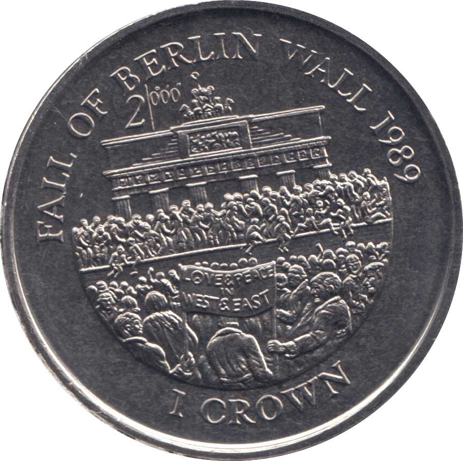 1989 ONE CROWN - WORLD COINS - Cambridgeshire Coins