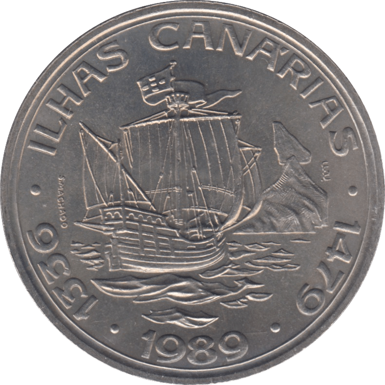 1989 PORTUGAL ONE HUNDRED ESCUDOS - WORLD COINS - Cambridgeshire Coins