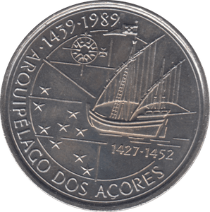 1989 PORTUGAL ONE HUNDRED ESCUDOS - WORLD COINS - Cambridgeshire Coins