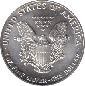 1989 SILVER DOLLAR USA - SILVER WORLD COINS - Cambridgeshire Coins