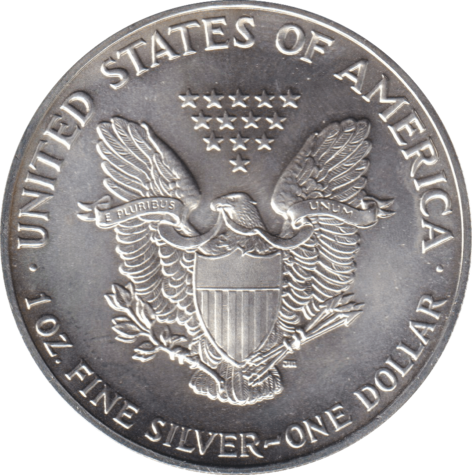 1989 SILVER DOLLAR USA - SILVER WORLD COINS - Cambridgeshire Coins