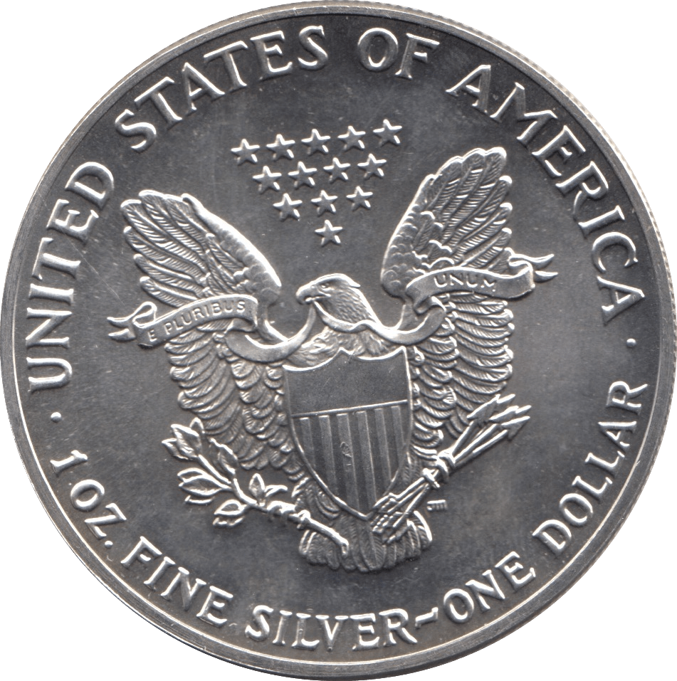 1989 SILVER LIBERTY DOLLAR USA - SILVER WORLD COINS - Cambridgeshire Coins