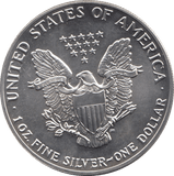 1989 SILVER LIBERTY DOLLAR USA - SILVER WORLD COINS - Cambridgeshire Coins