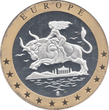 1989 SILVER PLATED AUSTRIA EUROPEAN CURRENCIES COMMEMORATIVE COIN - WORLD COINS - Cambridgeshire Coins
