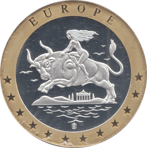 1989 SILVER PLATED GERMANY EUROPEAN CURRENCIES COMMEMORATIVE COIN - WORLD COINS - Cambridgeshire Coins
