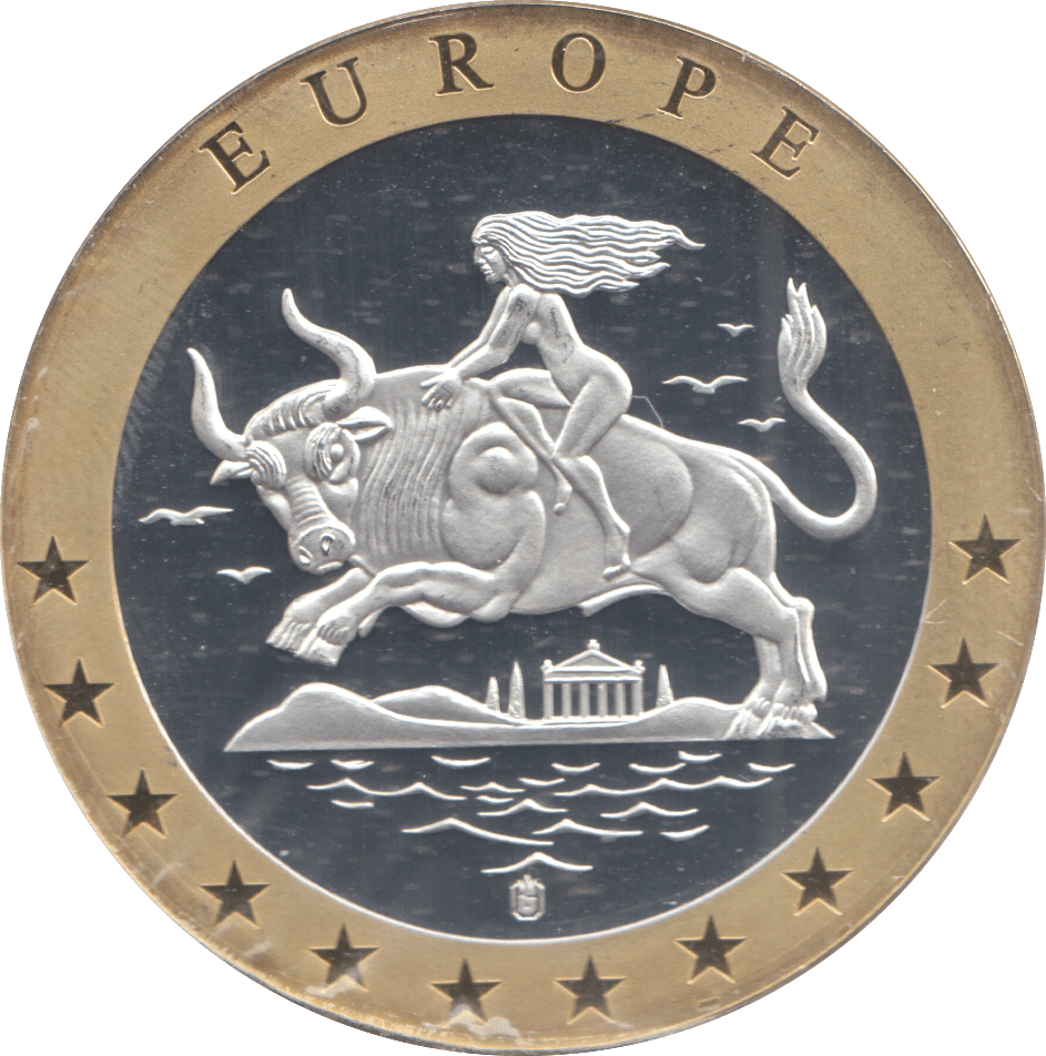 1989 SILVER PLATED IRELAND EUROPEAN CURRENCIES COMMEMORATIVE COIN - WORLD COINS - Cambridgeshire Coins