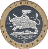 1989 SILVER PLATED ITALY EUROPEAN CURRENCIES COMMEMORATIVE COIN - WORLD COINS - Cambridgeshire Coins