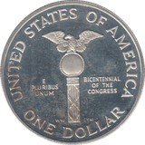 1989 SILVER PROOF LIBERTY DOLLAR - Silver Proof - Cambridgeshire Coins