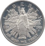 1989 SILVER PROOF LIBERTY DOLLAR - Silver Proof - Cambridgeshire Coins