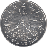 1989 SILVER PROOF ONE DOLLAR USA - SILVER WORLD COINS - Cambridgeshire Coins